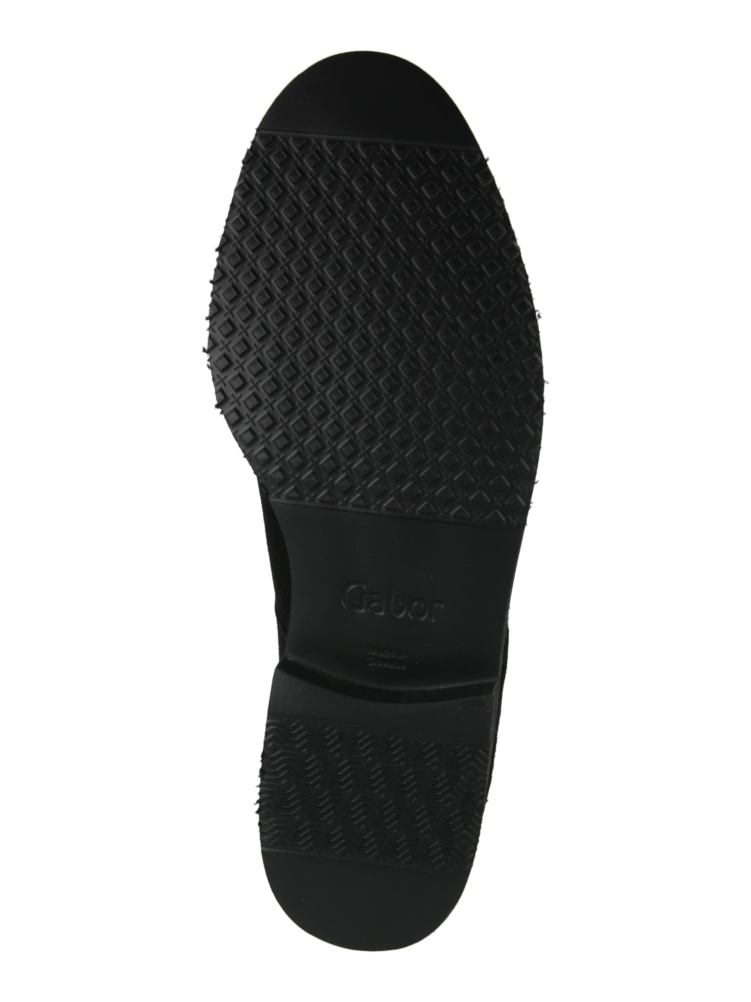 GABOR Čevlji na vezalke | črna barva: spodaj