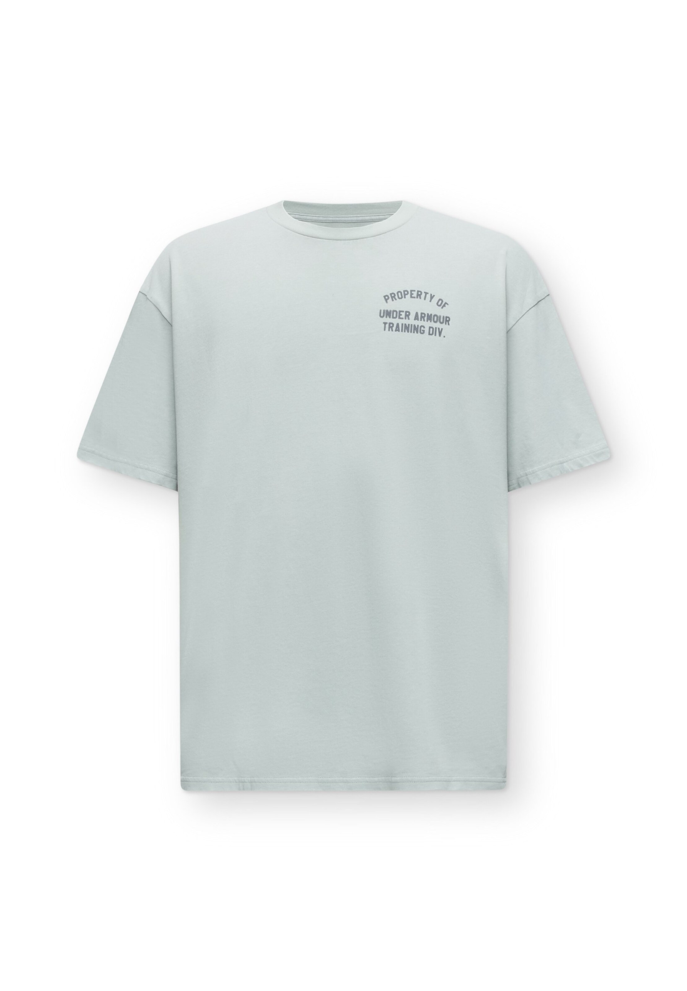 UNDER ARMOUR - Camiseta funcional 'PROPERTY OF UA' en gris: frente