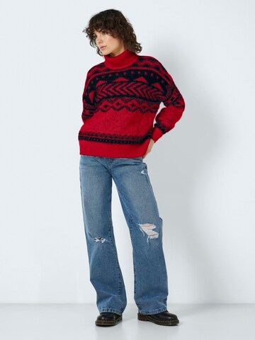 Noisy may Sweater 'NMSHARE' in Red