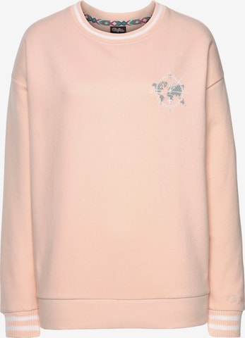 BUFFALO Sweatshirt in Pink: front