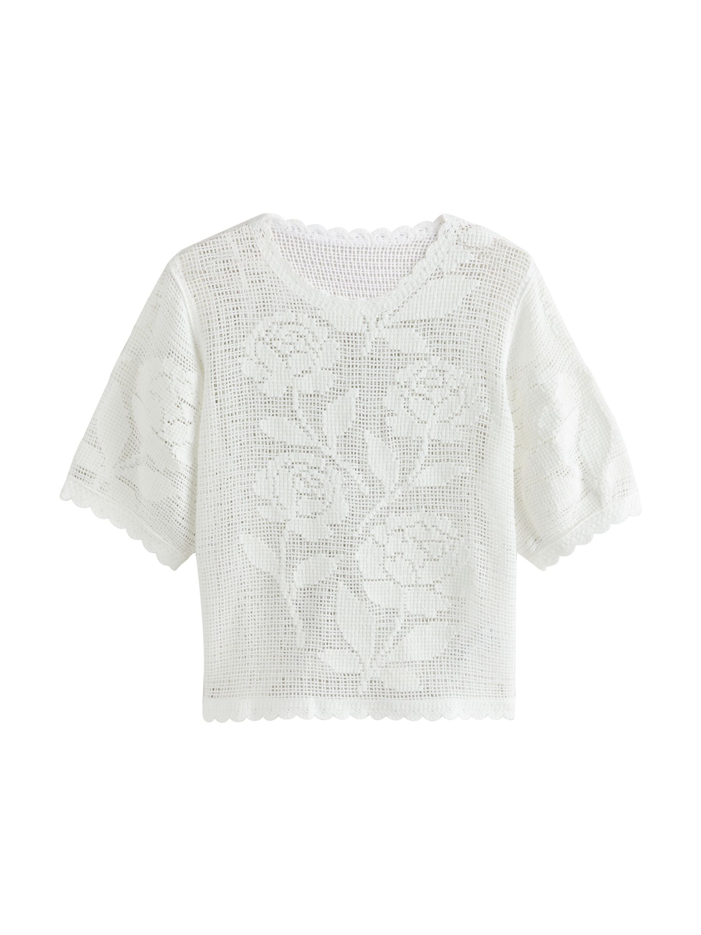 Next Pullover in Weiß: Vorderseite