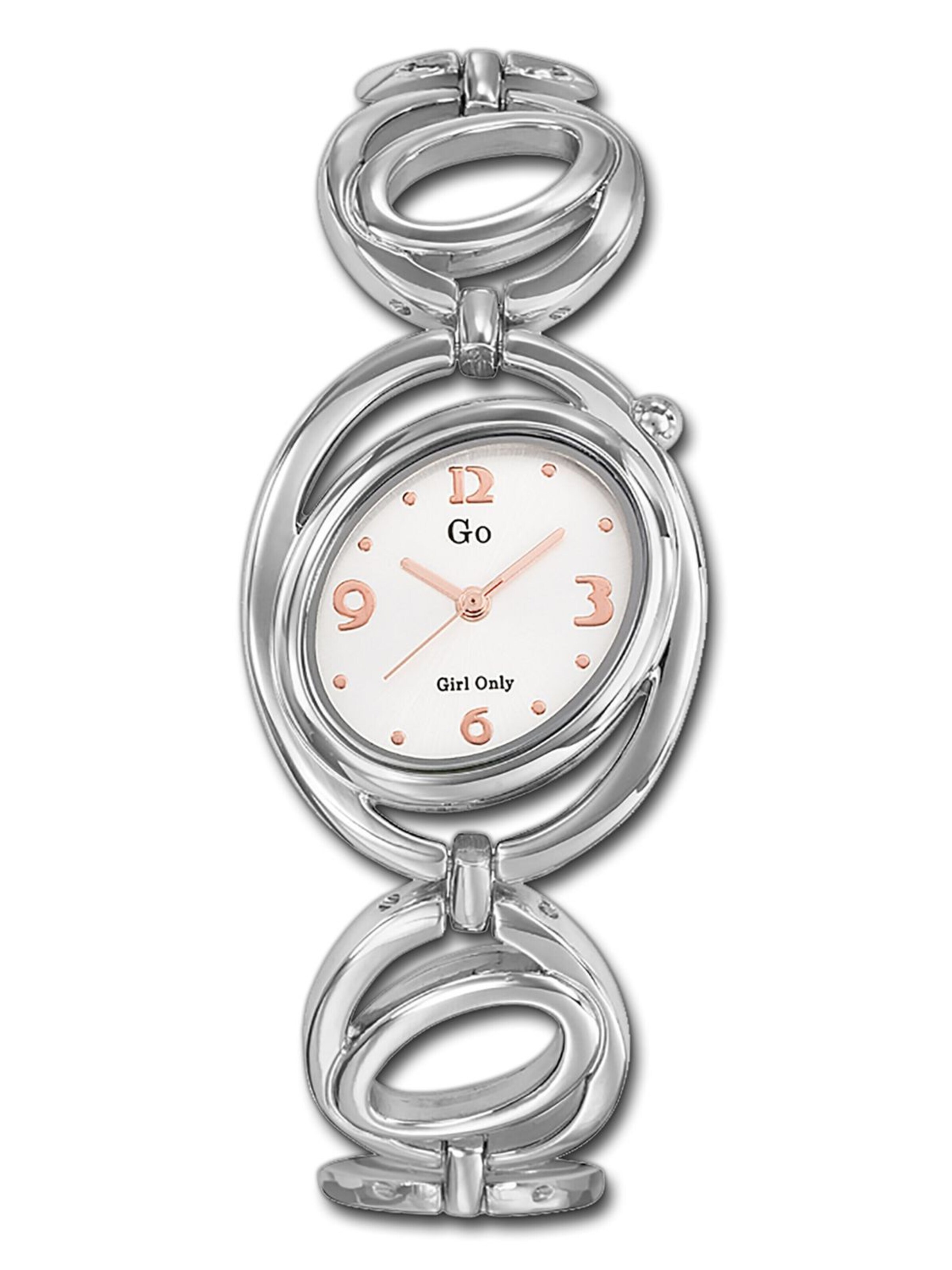 GO GirlOnly Analog watch in Silver: front