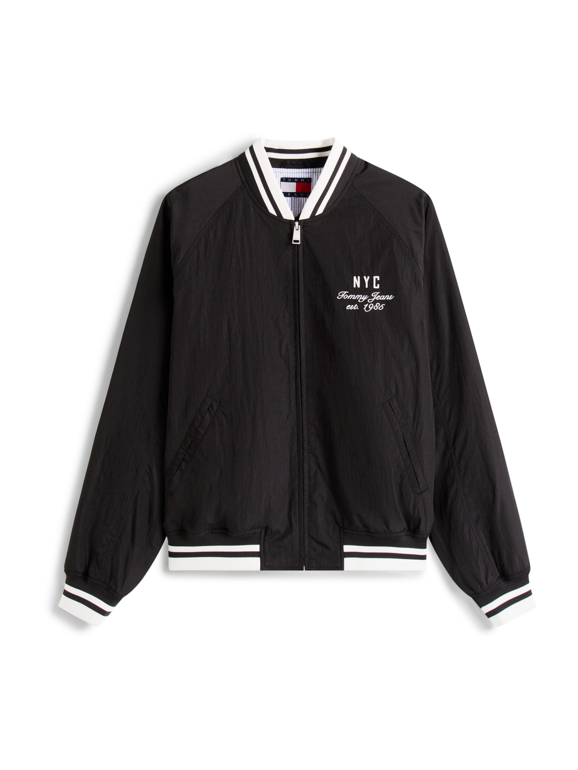 Tommy Jeans Välikausitakki värissä musta: etupuoli