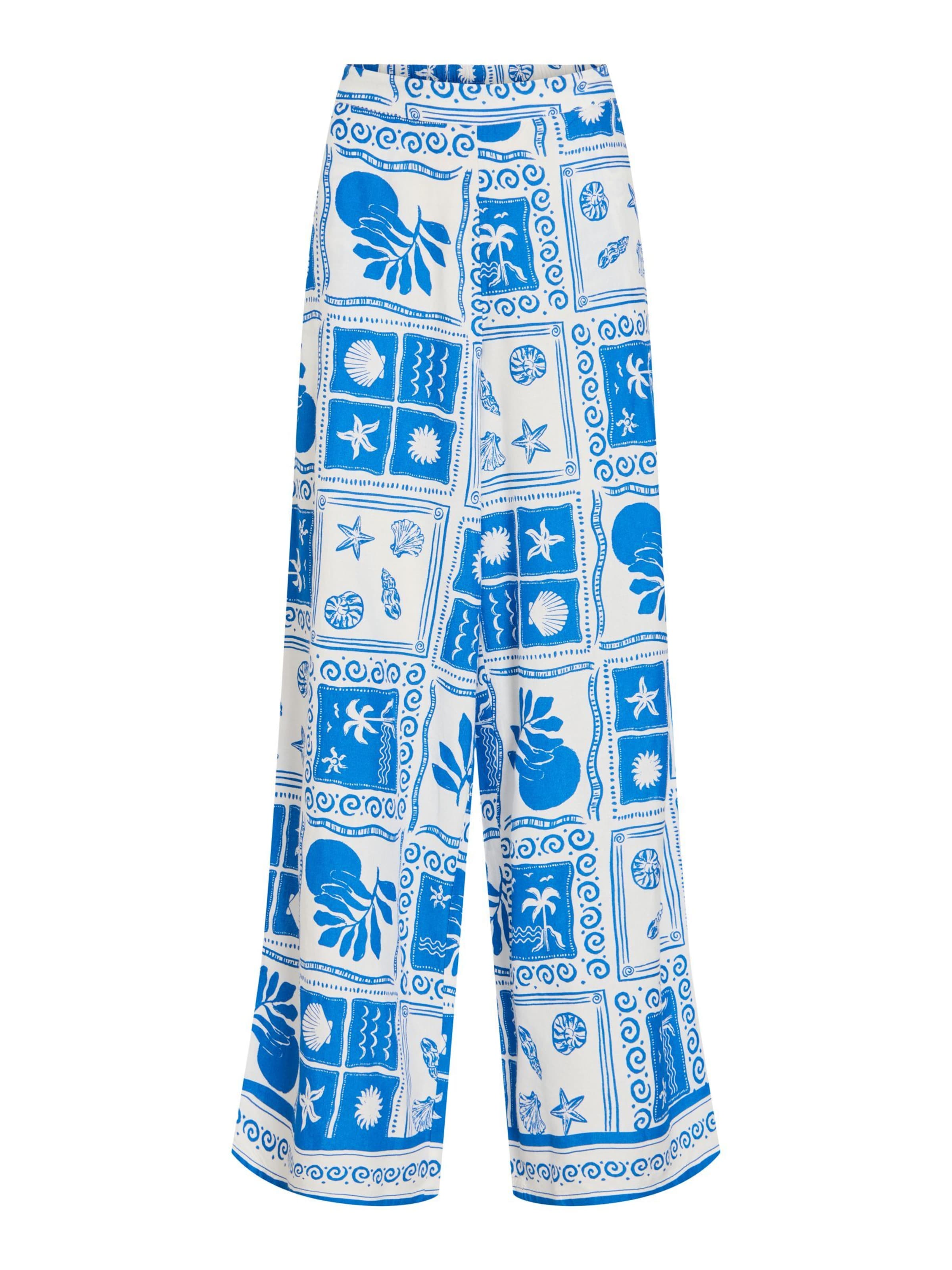 VILA Regular Hose in Blau: Vorderseite