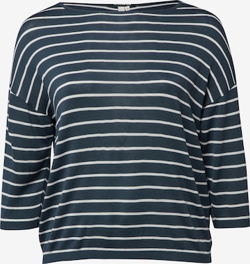 Pull-over QS en bleu : devant