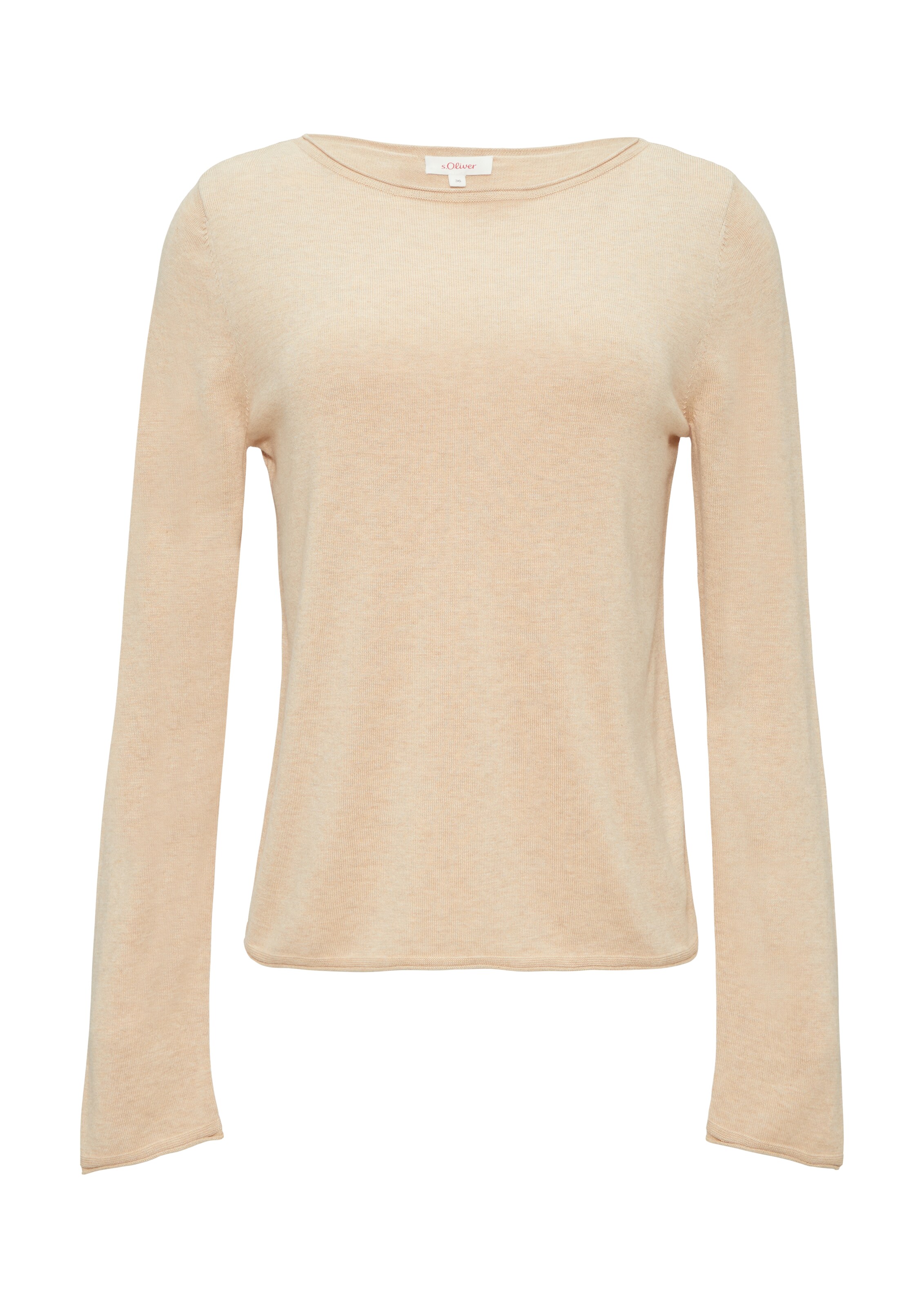 s.Oliver Pullover in Beige: Vorderseite