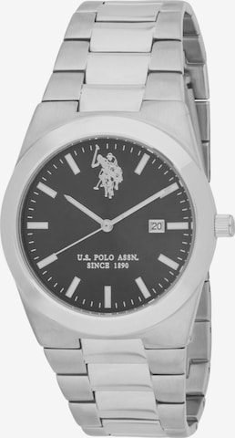 U.S. POLO ASSN. - Reloj analógico 'George' en gris: frente