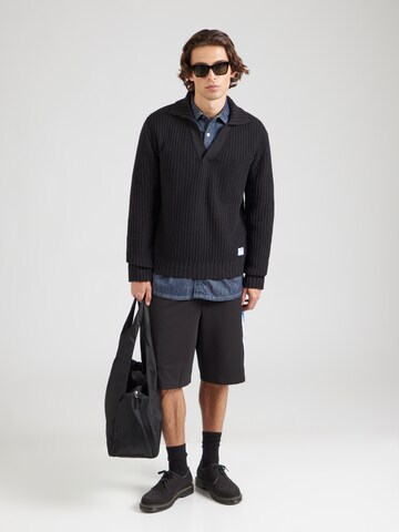 HUGO - Jersey 'Spiro' en negro