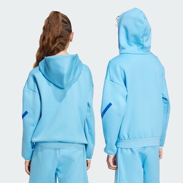 ADIDAS PERFORMANCE Sports sweatshirt 'Messi ZNE' in Blue