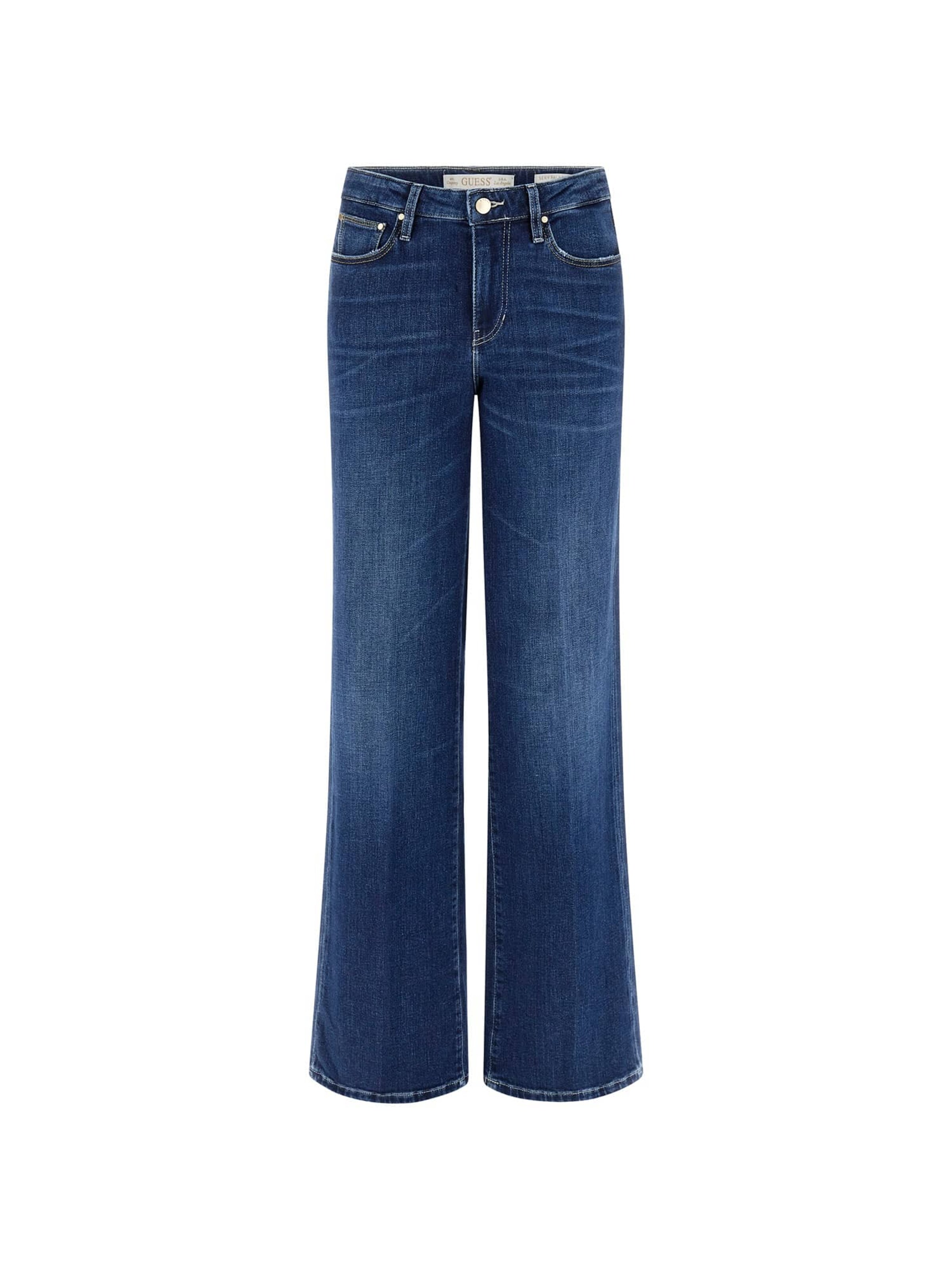GUESS Wide leg Jeans in Blue: front