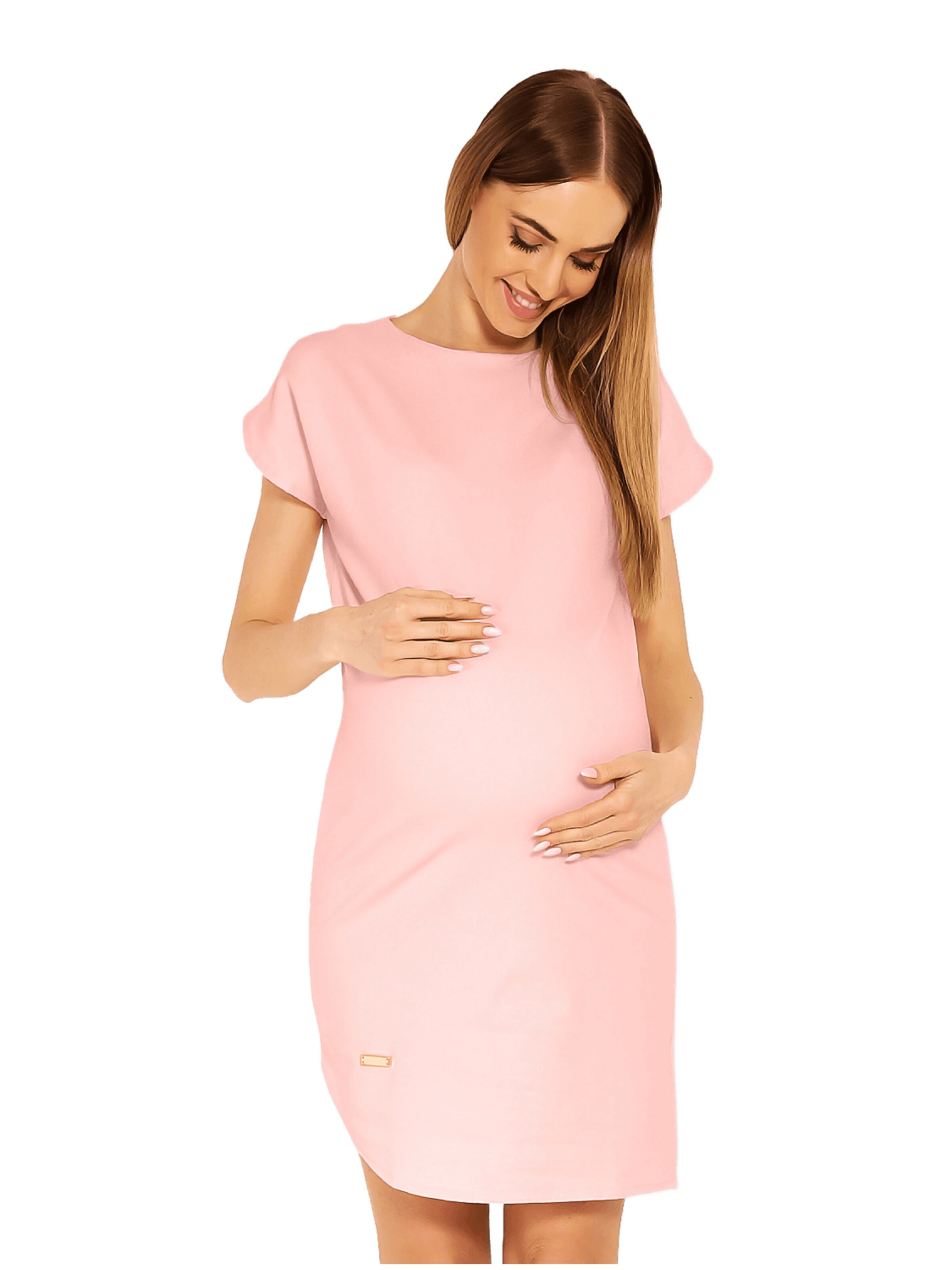amorubi.com Dress 'Dress Schwangerschaftskleid 114493' in Pink: front