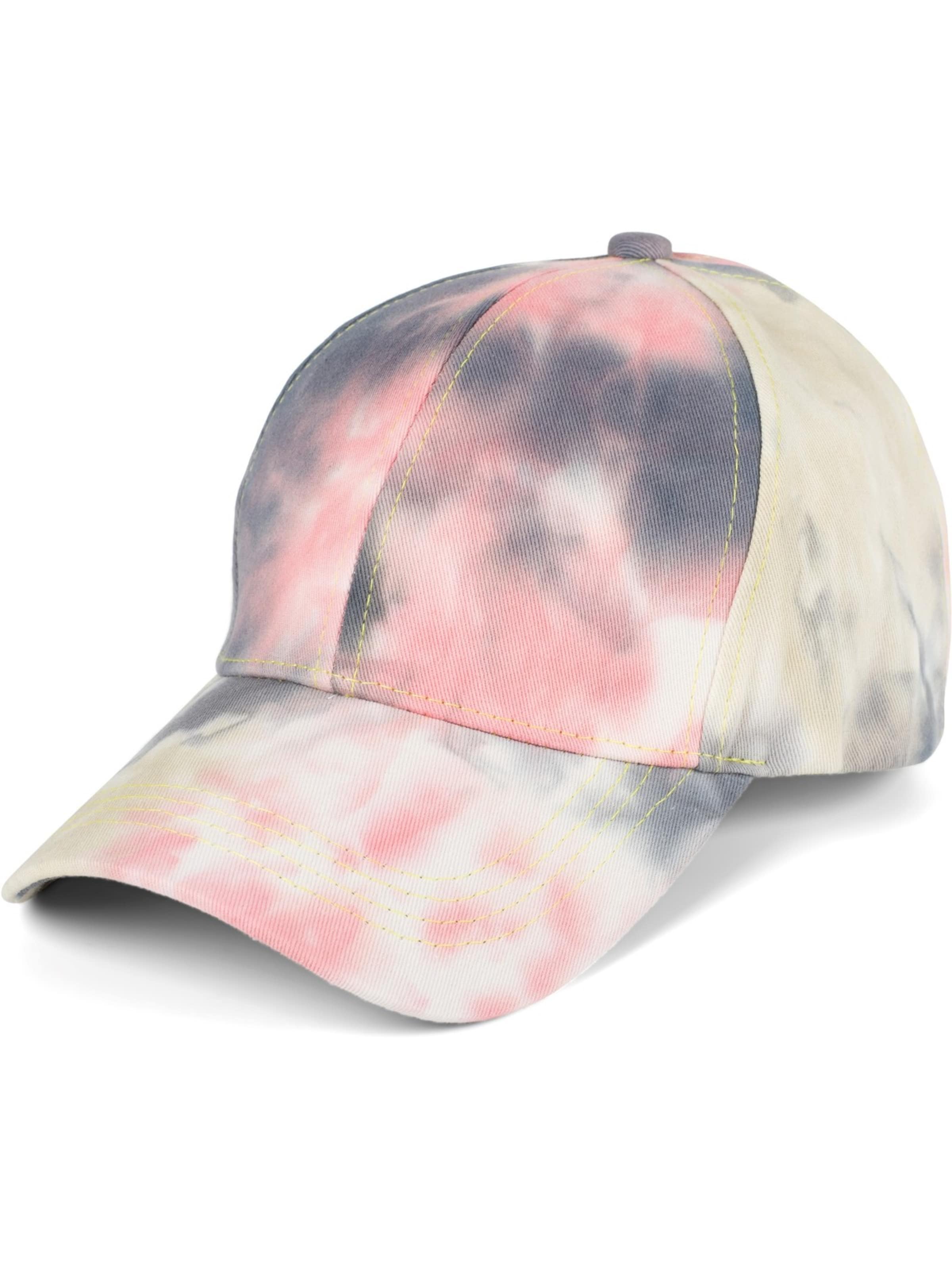 styleBREAKER Cap 'Baseballcap mit Batik Muster' in Beige