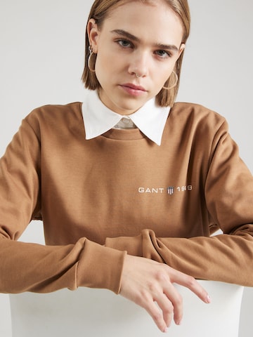 GANT Sweatshirt i brun