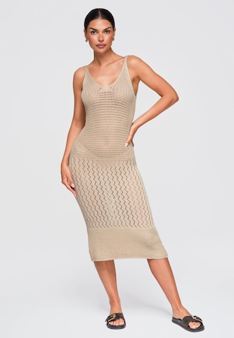 Ombre Evening dress in Beige