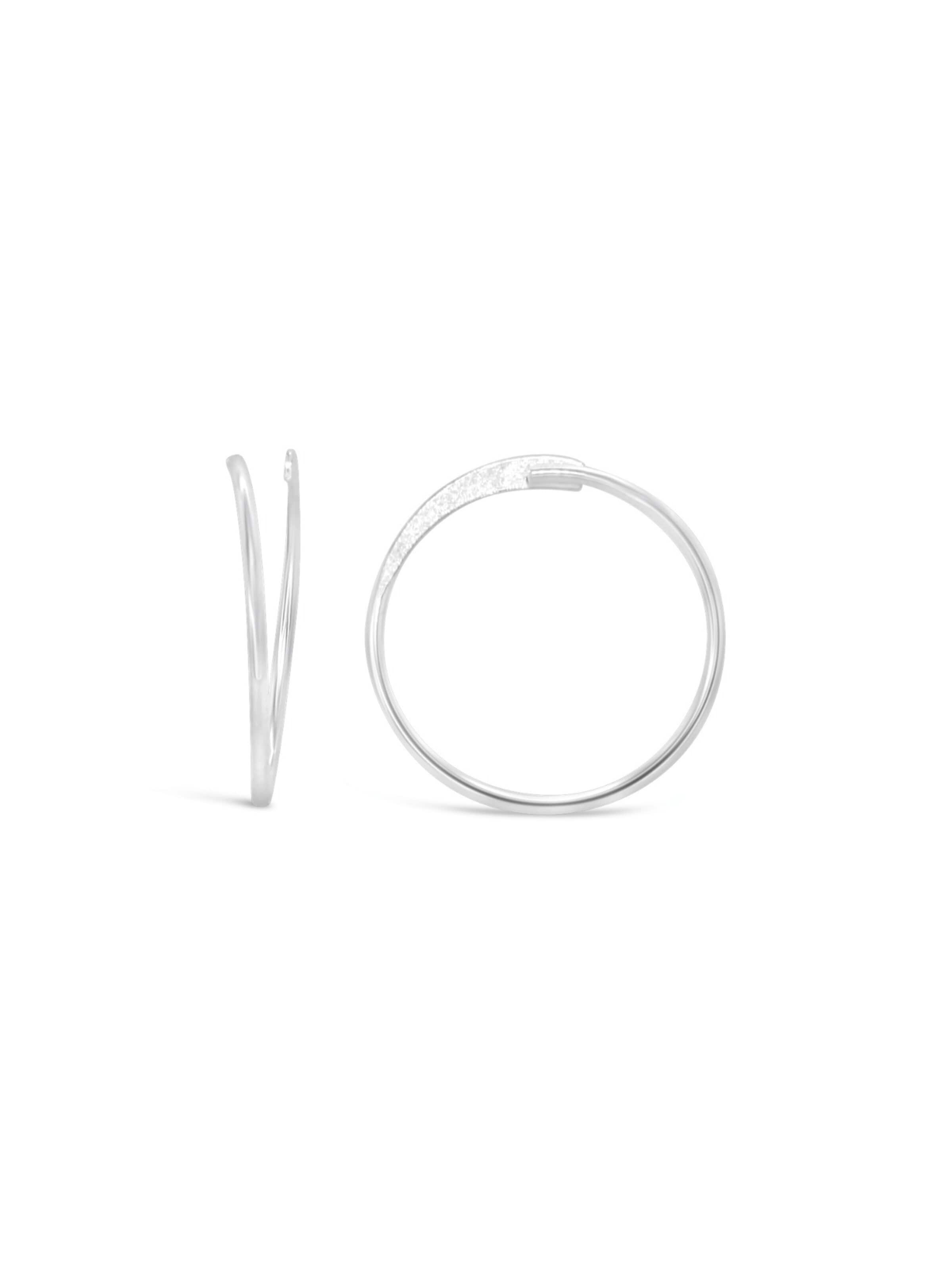 ARS-ARGENTI Earrings 'COOL DRESS' in Silver: front