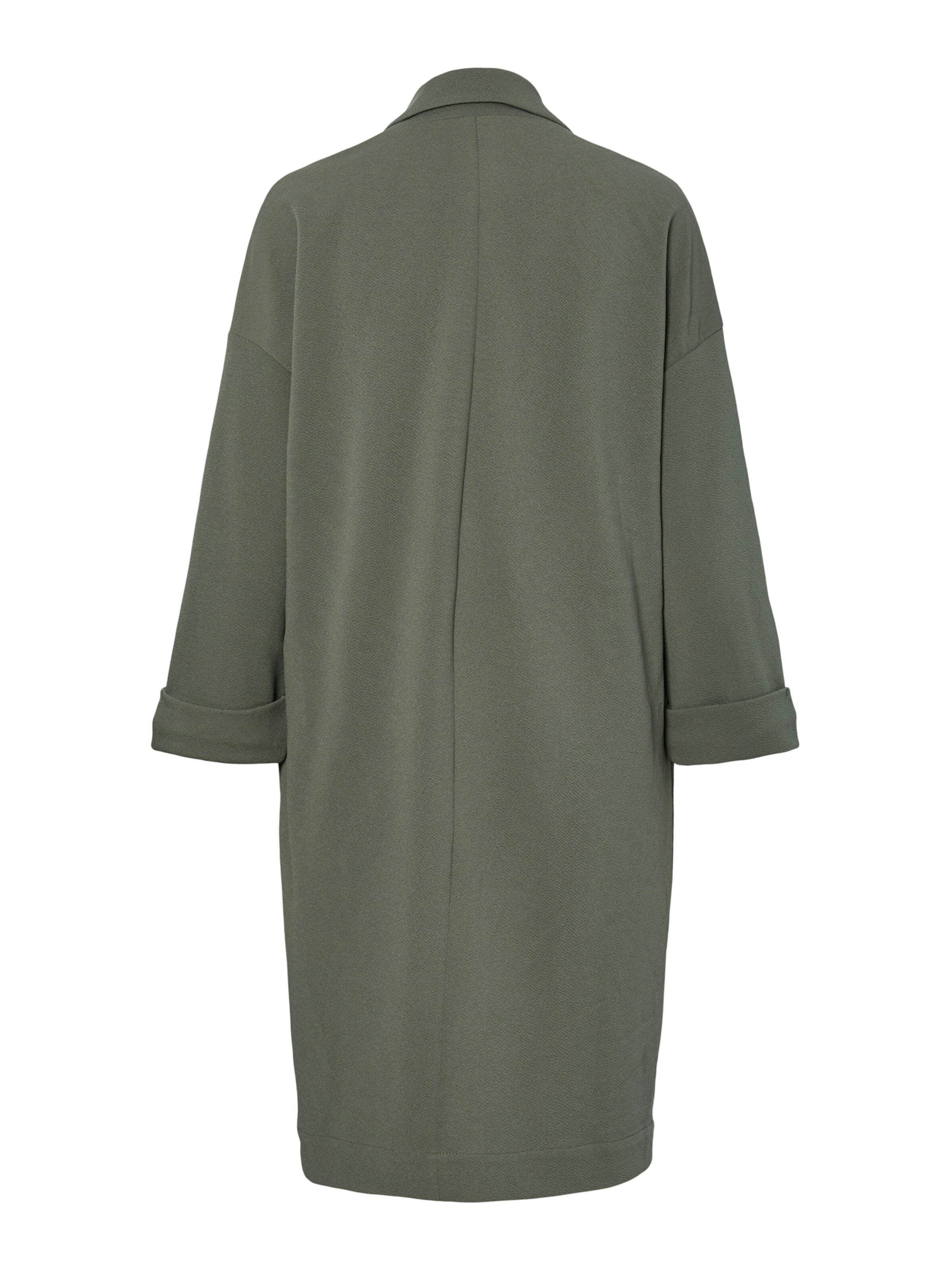 PIECES Pitkä neuletakki 'PCDAISY' värissä vihreä