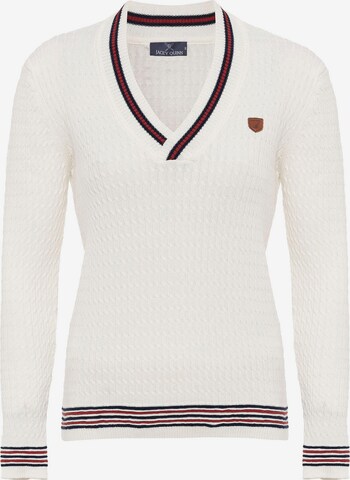 Pullover di Jacey Quinn in bianco: frontale