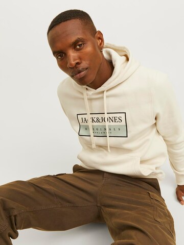 JACK & JONES Μπλούζα φούτερ 'JORFrederiksberg' σε λευκό