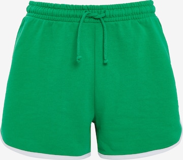 Threadbare Regular Trousers 'Freddie' in Green: front