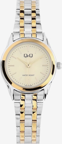 Montre à affichage analogique 'Klassisch' Q&Q en or : devant