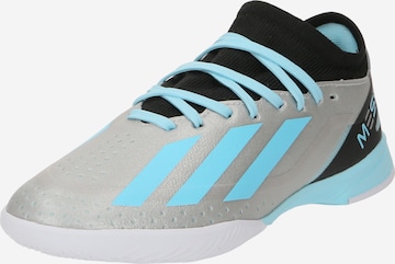 ADIDAS PERFORMANCE Sports shoe 'X Crazyfast Messi.3 Indoor' in Silver: front