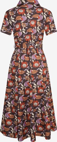 4funkyflavours Shirt Dress 'Ex-Factor' in Brown
