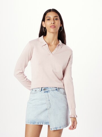 Pull-over MORE & MORE en rose : devant