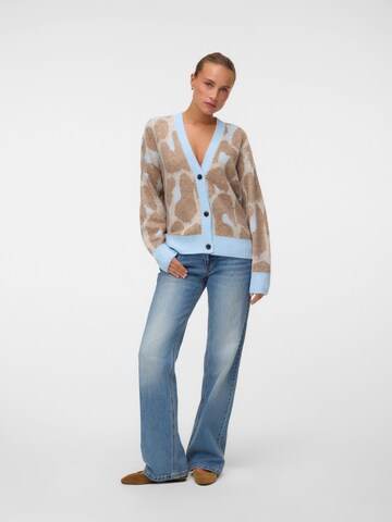 VERO MODA - Casaco de malha em azul