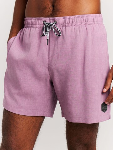 PROTEST Swimming shorts 'Davey' in Purple