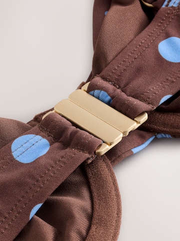 Next T-Shirt Bikinitop in Braun