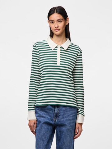 PIECES Shirt 'PCDonna' in Green: front