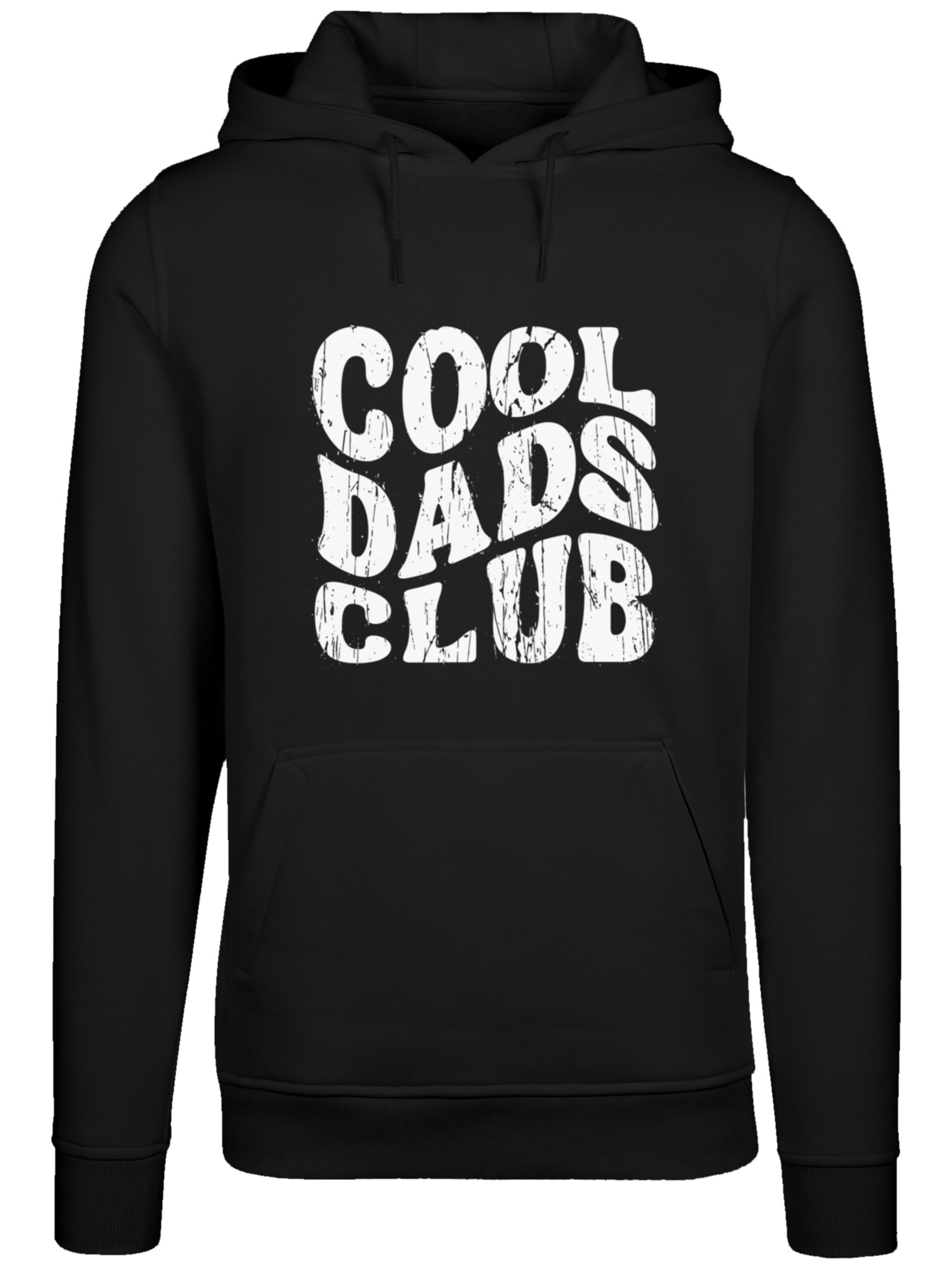 F4NT4STIC Sweatshirt 'Cool Dads Club' in Schwarz: Vorderseite