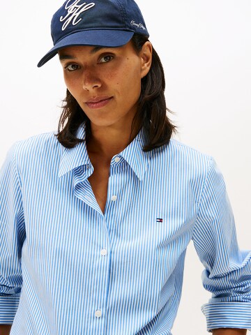 TOMMY HILFIGER Bluse in Blau