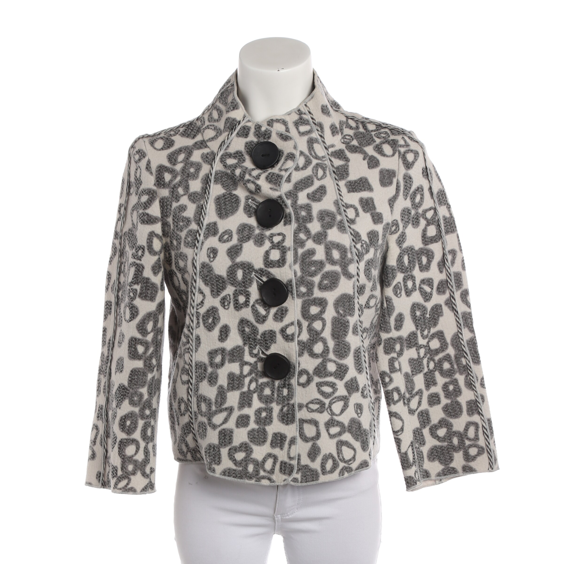 Marc Cain Sommerjacke in S in hellgrau, Produktansicht