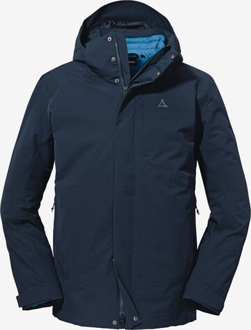 Schöffel Outdoorjacke 'Auerspitz' in Blau: predná strana