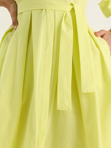 Robe-chemise Bianco Lucci en jaune