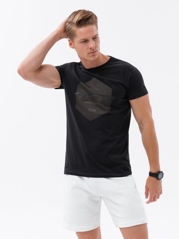 T-Shirt 'S1753' Ombre en noir