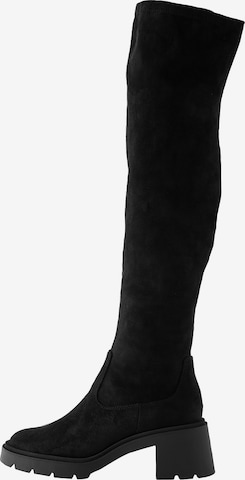 juoda Next Ilgaauliai batai virš kelių: priekis