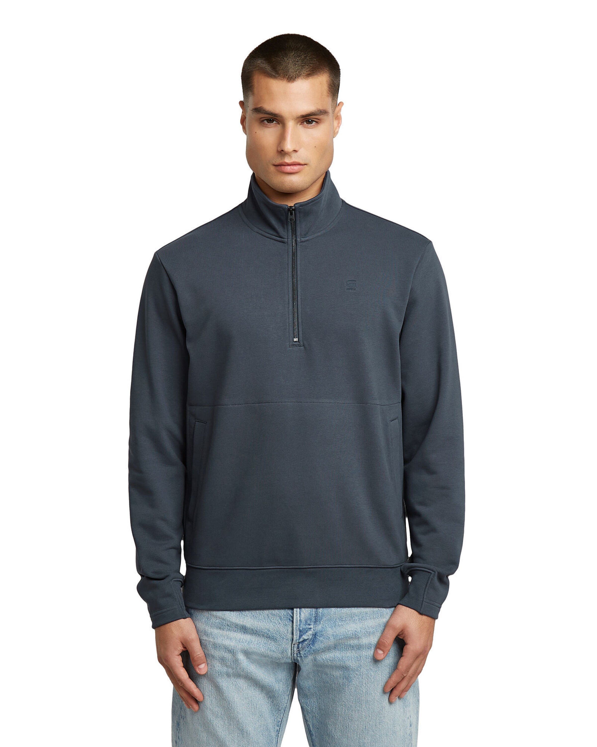 G-STAR Sweatshirt 'Nifous' in Blauw: voorkant