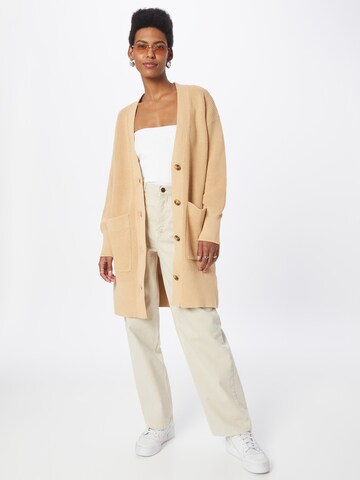 ESPRIT Knitted Coat 'SUS' in Beige