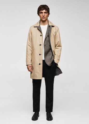 MANGO MAN Parka 'Clark' in Beige