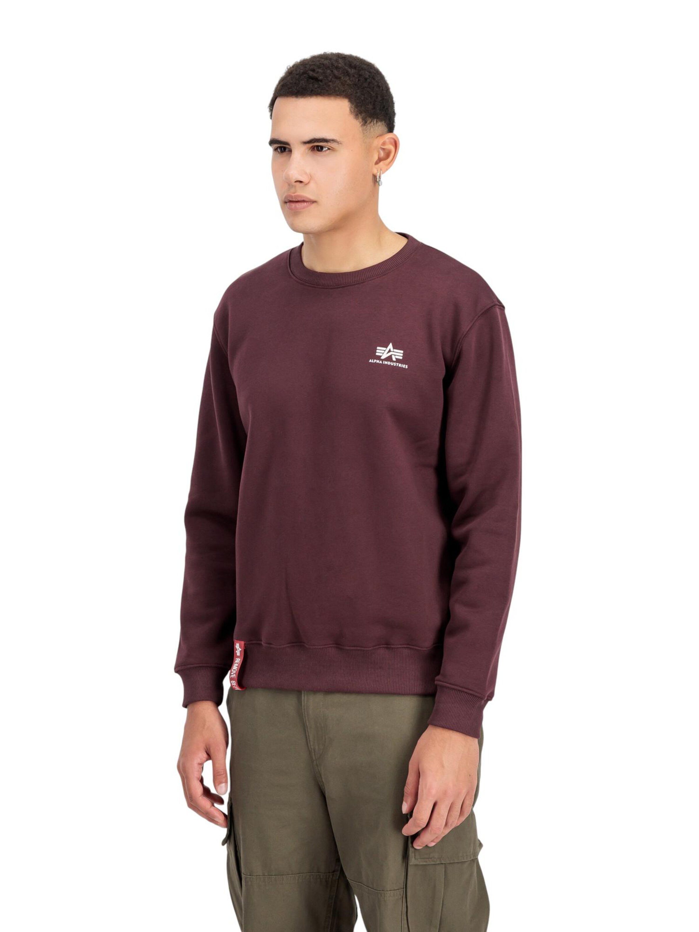ALPHA INDUSTRIES Sweatshirt 'Basic'‌‌ in Rot