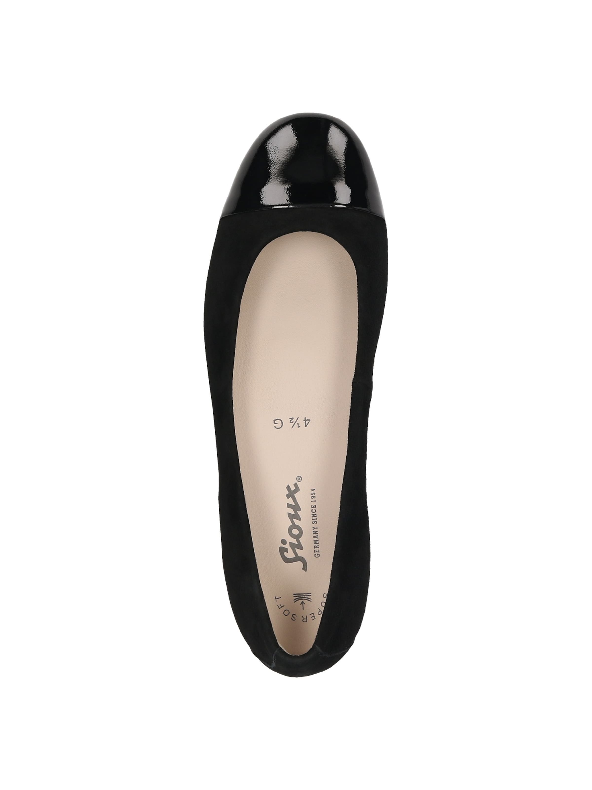 SIOUX Ballerina 'Villanelle' in Schwarz