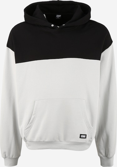 Urban Classics Sweatshirt in de kleur Lichtgrijs / Zwart, Productweergave