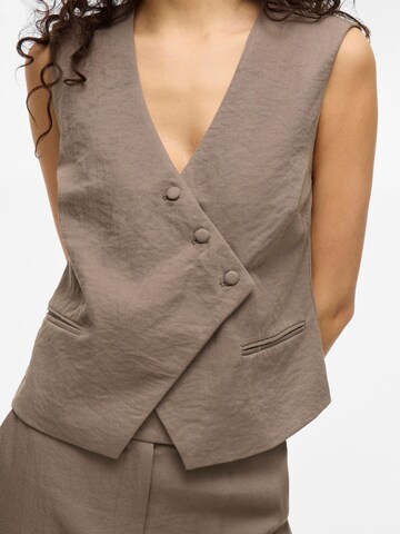 VILA Gilet in Bruin