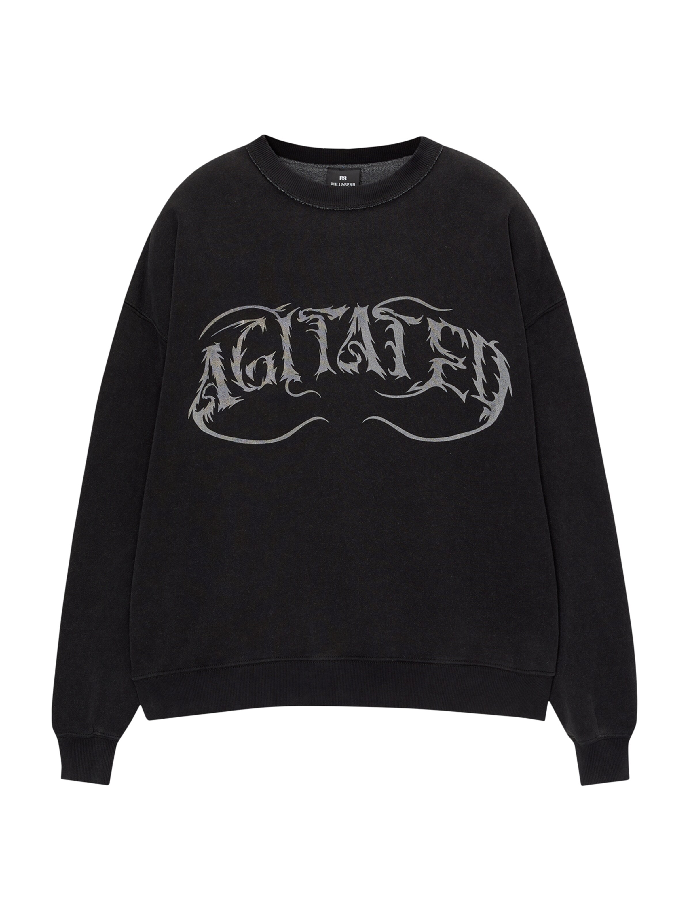 Pull&Bear Sweatshirt in Grau: Vorderseite