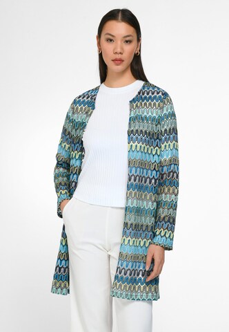 Manteau en tricot Anna Aura en bleu : devant