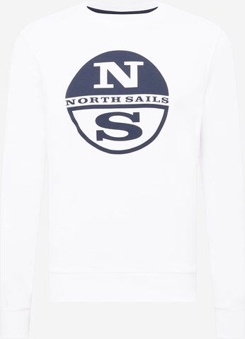 North Sails Sweatshirt i hvid: forside