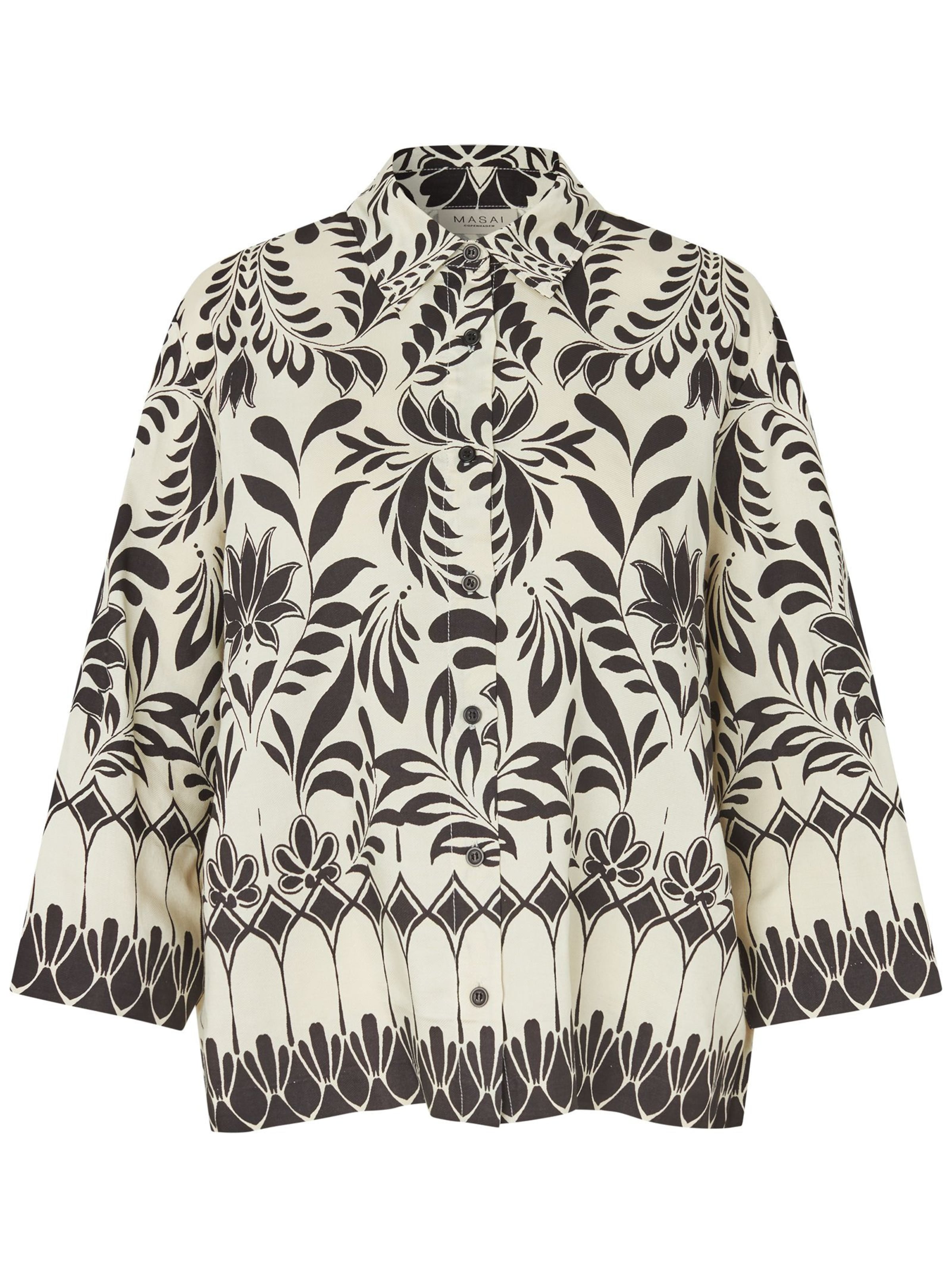 Masai Blouse 'MaIsolde' in Zwart: voorkant