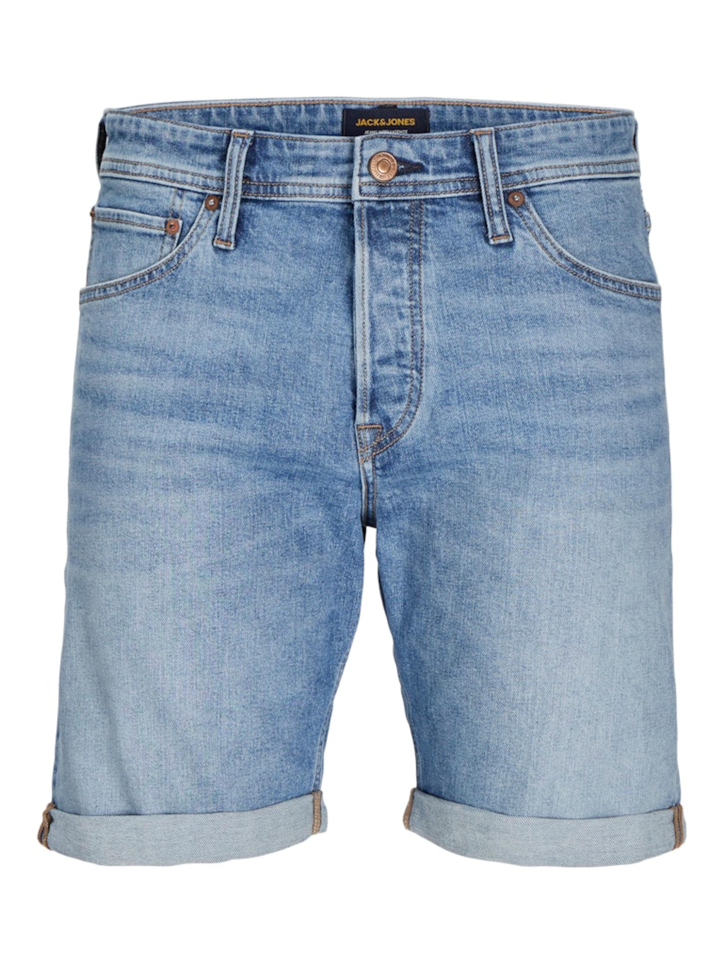 Jean 'JJIRICK JJIORIGINAL' JACK & JONES en bleu : devant